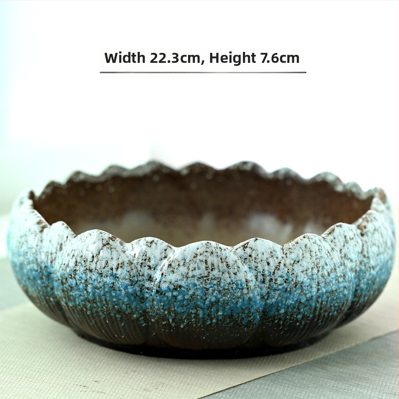 Keraminė vazonas hidroponinėms augalams, stovi ant grindų, klasikinio stiliaus, namų sodininkystei