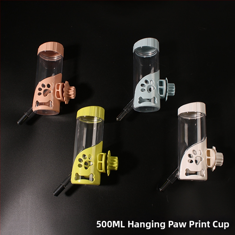 Naminių gyvūnėlių vandens puodelis su pakabintu automatu — plastikinis, prekinis ženklas Dog overlord, tinkamas šunims ir katėms