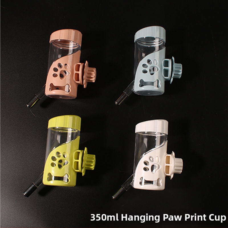 Naminių gyvūnėlių vandens puodelis su pakabintu automatu — plastikinis, prekinis ženklas Dog overlord, tinkamas šunims ir katėms