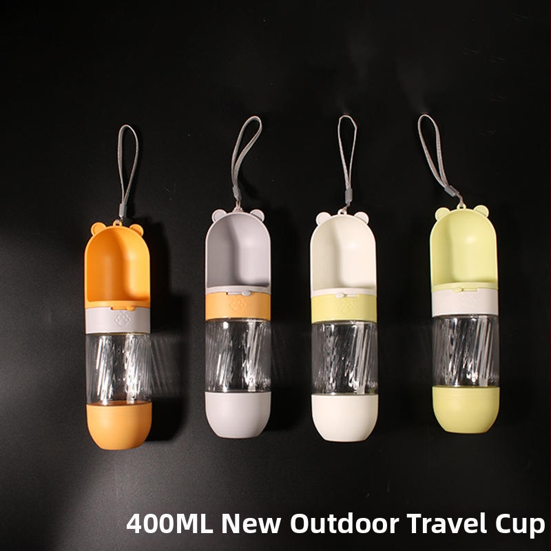 Naminių gyvūnėlių vandens puodelis su pakabintu automatu — plastikinis, prekinis ženklas Dog overlord, tinkamas šunims ir katėms