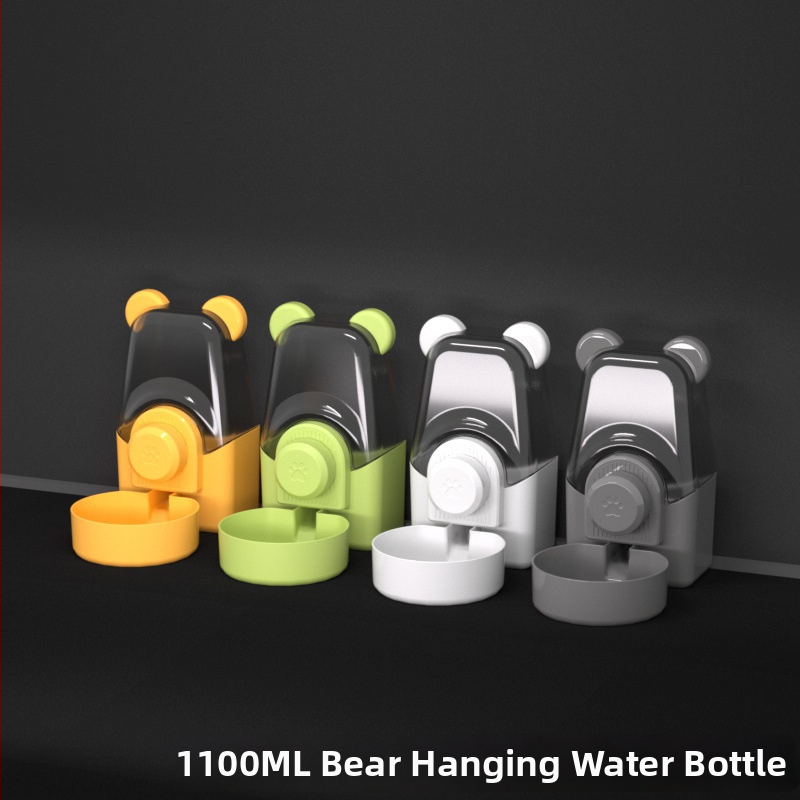 Naminių gyvūnėlių vandens puodelis su pakabintu automatu — plastikinis, prekinis ženklas Dog overlord, tinkamas šunims ir katėms