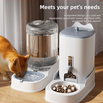 Αυτόματος ποτιστής νερού για γάτες, PP υλικό, πλήρες σετ αυτόματης σίτισης, είδη κατοικίδιων ζώων