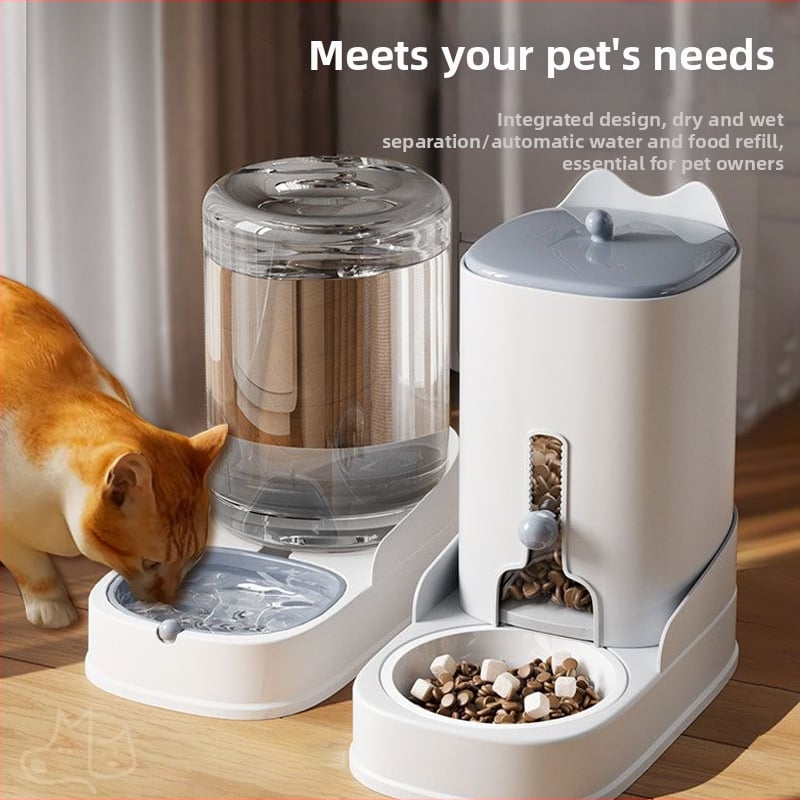 Αυτόματος ποτιστής νερού για γάτες, PP υλικό, πλήρες σετ αυτόματης σίτισης, είδη κατοικίδιων ζώων