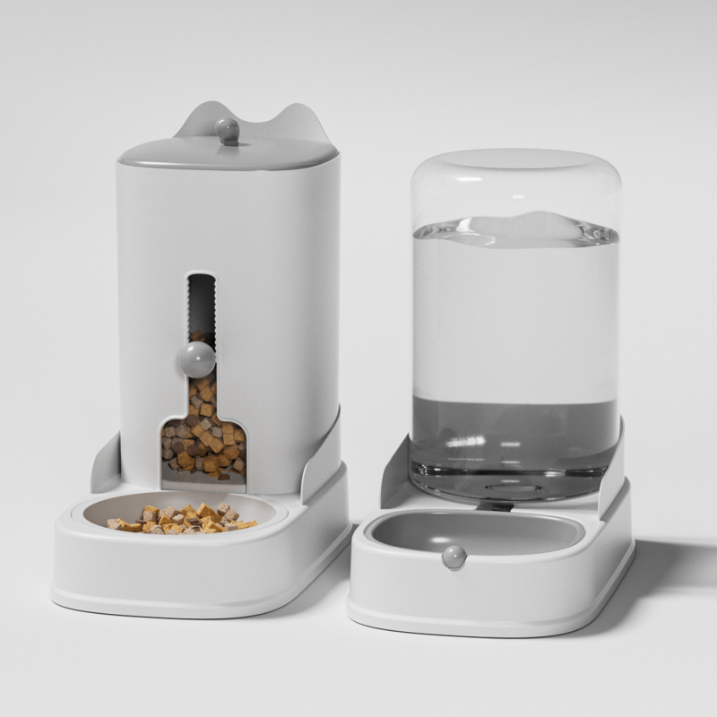 Αυτόματος ποτιστής νερού για γάτες, PP υλικό, πλήρες σετ αυτόματης σίτισης, είδη κατοικίδιων ζώων