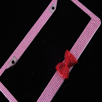 Roostevabast terasest numbriraam akrüülli teemantidega kaunistatud motiiviga, vastab USA standarditele, kohandatav - Meifan craftsmanship