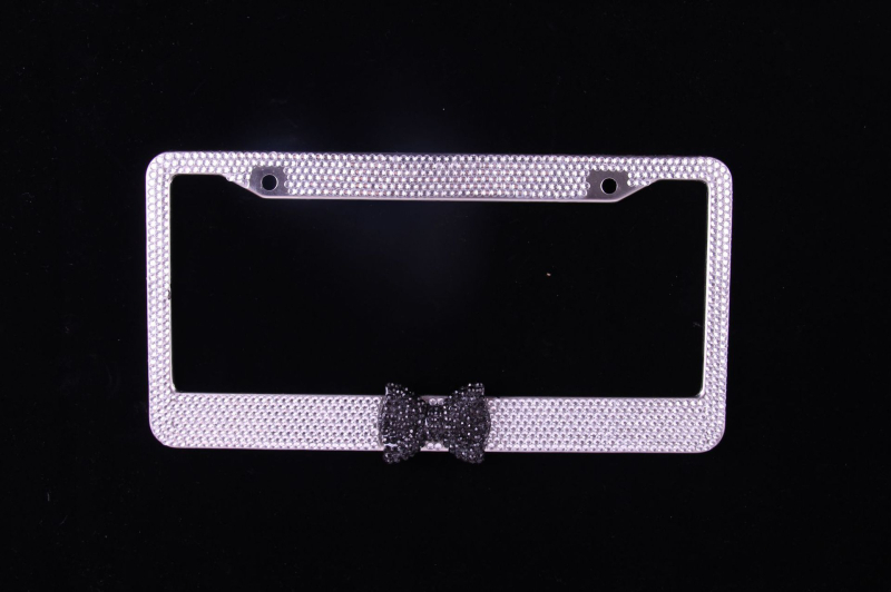 Roostevabast terasest numbriraam akrüülli teemantidega kaunistatud motiiviga, vastab USA standarditele, kohandatav - Meifan craftsmanship