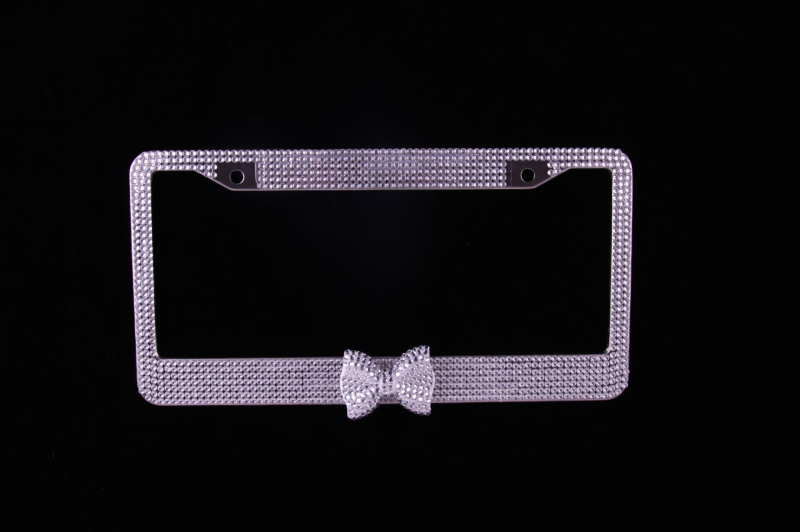 Roostevabast terasest numbriraam akrüülli teemantidega kaunistatud motiiviga, vastab USA standarditele, kohandatav - Meifan craftsmanship