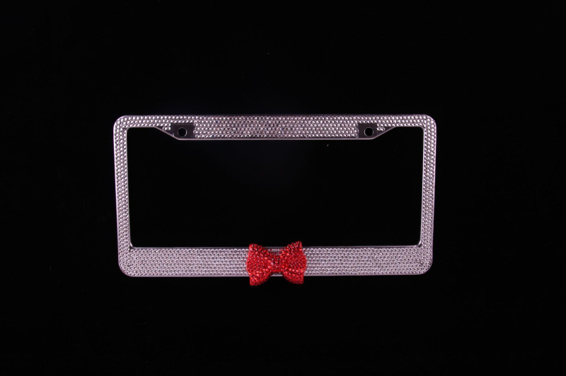 Roostevabast terasest numbriraam akrüülli teemantidega kaunistatud motiiviga, vastab USA standarditele, kohandatav - Meifan craftsmanship