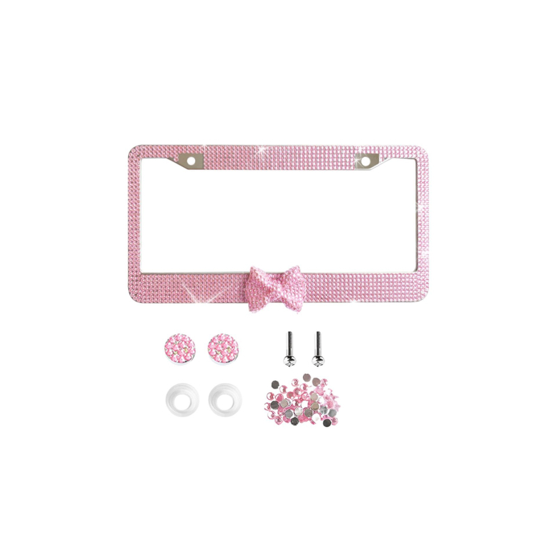 Roostevabast terasest numbriraam akrüülli teemantidega kaunistatud motiiviga, vastab USA standarditele, kohandatav - Meifan craftsmanship