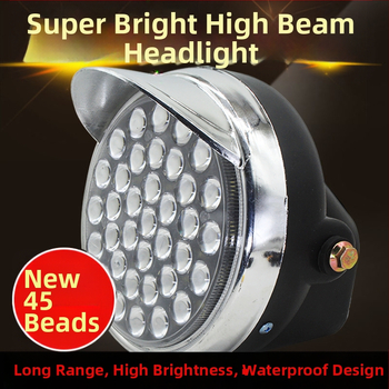 Elektriline kolmerattaline eesmine tuli – väga ere LED-lamp, ees, ühilduv 12V/48V/60V