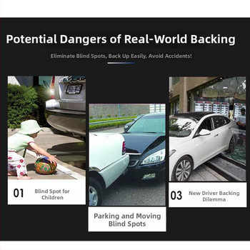 Камера за задно виждане, универсална, 12V, 170° ъгъл, 720P/1080P CVBS/AHD