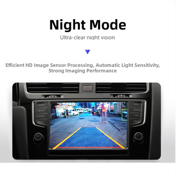 Камера за задно виждане, универсална, 12V, 170° ъгъл, 720P/1080P CVBS/AHD