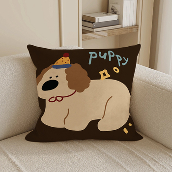 Jastučnica s umetkom, plišasti materijal, crtani stil, punilo PP pamuk, prilagodljivo