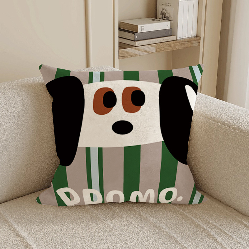 Jastučnica s umetkom, plišasti materijal, crtani stil, punilo PP pamuk, prilagodljivo