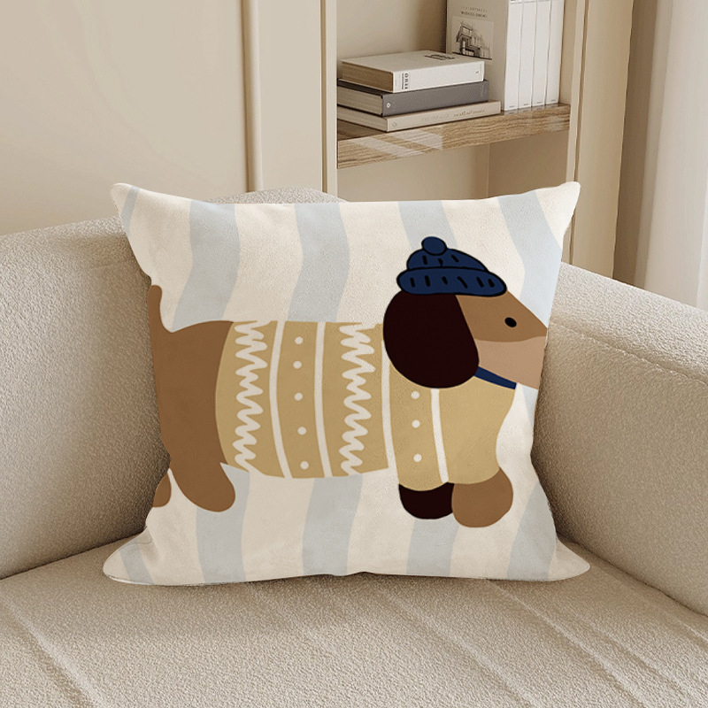 Jastučnica s umetkom, plišasti materijal, crtani stil, punilo PP pamuk, prilagodljivo