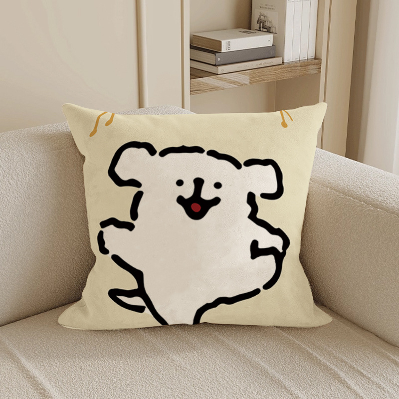 Jastučnica s umetkom, plišasti materijal, crtani stil, punilo PP pamuk, prilagodljivo