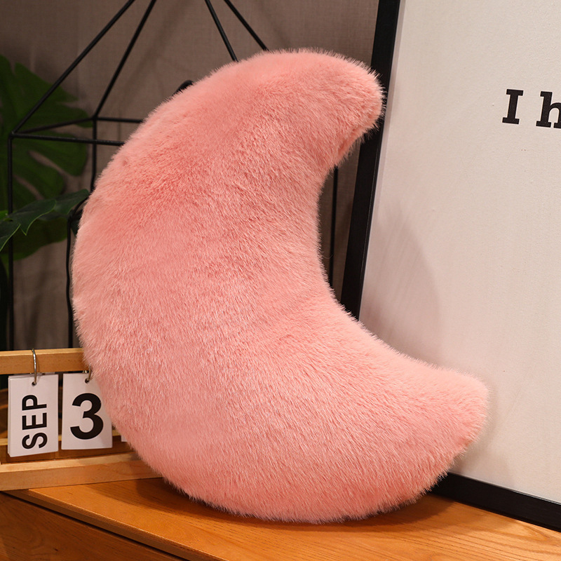 Nordijski plišani jastuk sa zvijezdom, srcem i mjesecom, punjenje PP pamuk