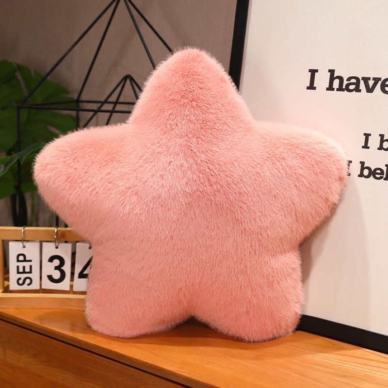 Nordijski plišani jastuk sa zvijezdom, srcem i mjesecom, punjenje PP pamuk