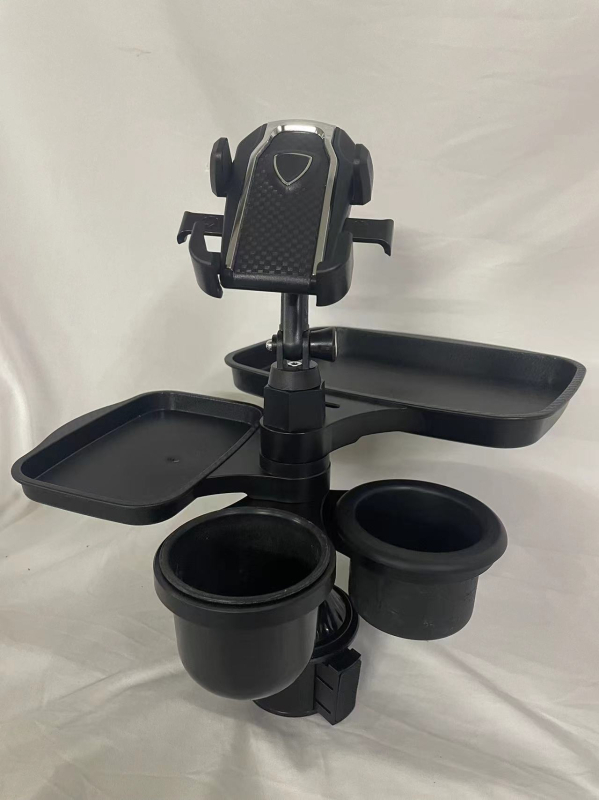 007 ABS auto eine paliktnis 360° pöörleva plaat ja kruusitugiga – Mudel 6666, kohandatav mitmekülgne siseruumide laua