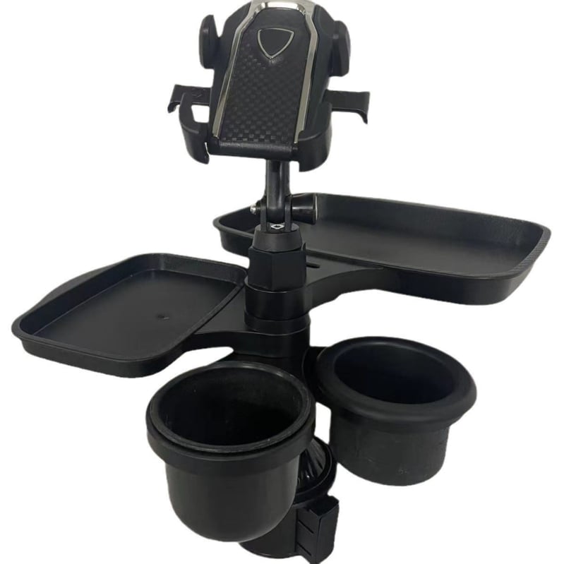 007 ABS auto eine paliktnis 360° pöörleva plaat ja kruusitugiga – Mudel 6666, kohandatav mitmekülgne siseruumide laua