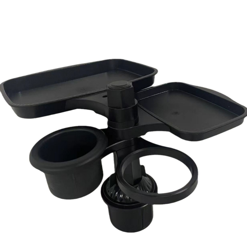 007 ABS auto eine paliktnis 360° pöörleva plaat ja kruusitugiga – Mudel 6666, kohandatav mitmekülgne siseruumide laua