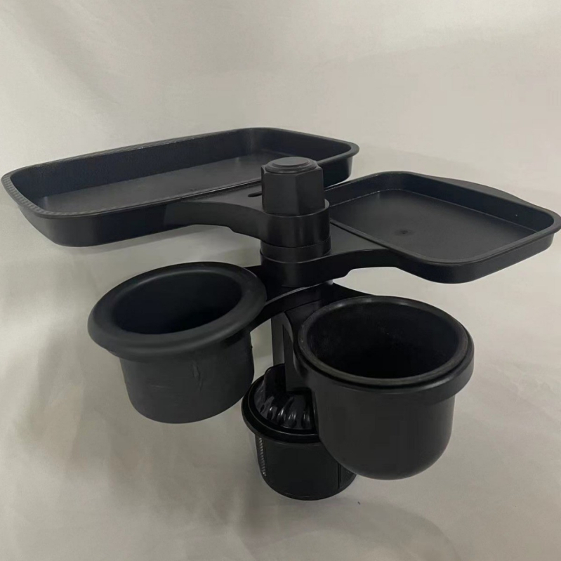 007 ABS auto eine paliktnis 360° pöörleva plaat ja kruusitugiga – Mudel 6666, kohandatav mitmekülgne siseruumide laua