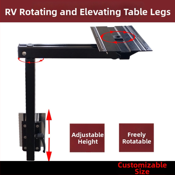 RV pasukamosi iškeliami stalo kojų rinkiniai, išimamas laikiklis saugyklai ir valgomojo stalo laikiklis kemperiui, transporto priemonės modifikavimo priedas (be pritaikymo)