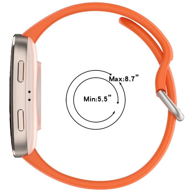 Silikonska narukvica za sat – sportski stil, 22 mm sučelje, kopča s iglom, kompatibilno s modelom 38917140615