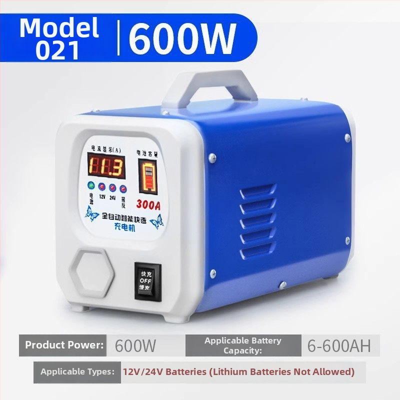 Automobilio akumuliatoriaus įkroviklis 12/24V, išmanusis, didelė galia, universalus įkroviklis