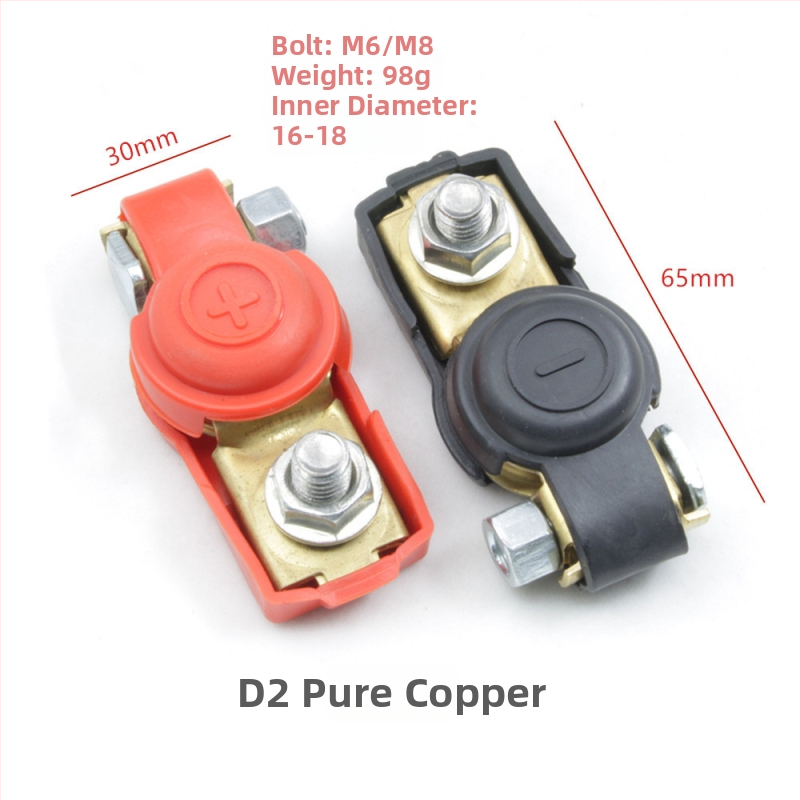 Akumulatora termināla skava, no tīra vara, modelis H2/y03/a3/c4/c3/d2/k1, zīmols Lin junwang