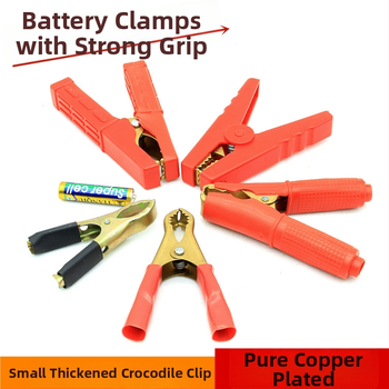 Pawe akumulatora klipsa, krokodila klipsa, tīrs varš, modelis N/M/L/Y/K