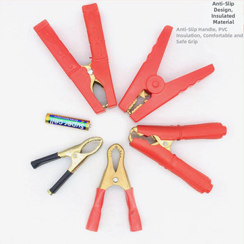 Pawe akumulatora klipsa, krokodila klipsa, tīrs varš, modelis N/M/L/Y/K