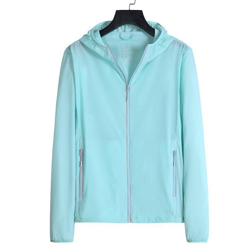 Vīriešu vieglā UV aizsardzības jaka vasarai — elpojoša, ātri žūst, ar kapuci, Ice Silk audums, modelis WZZS-8567