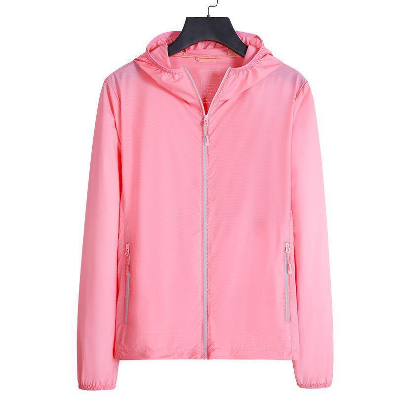 Vīriešu vieglā UV aizsardzības jaka vasarai — elpojoša, ātri žūst, ar kapuci, Ice Silk audums, modelis WZZS-8567