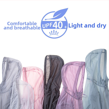 Unisex vasaras jaka ar kapuci – ātri žūst, elpojoša, ūdensizturīga, UV aizsardzība UPF40, kamuflāža