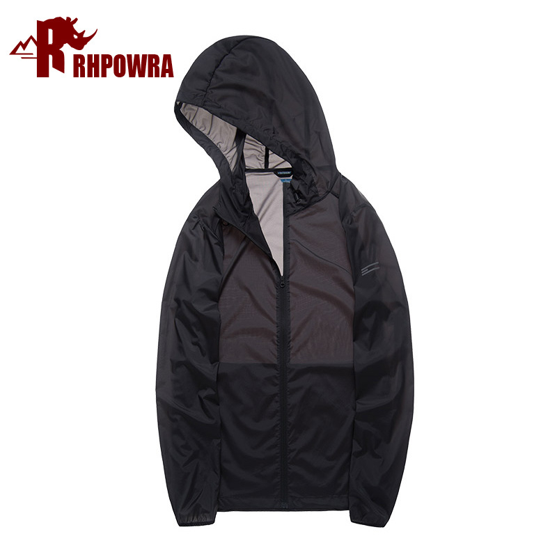 Unisex vasaras jaka ar kapuci – ātri žūst, elpojoša, ūdensizturīga, UV aizsardzība UPF40, kamuflāža