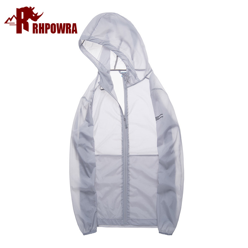 Unisex vasaras jaka ar kapuci – ātri žūst, elpojoša, ūdensizturīga, UV aizsardzība UPF40, kamuflāža