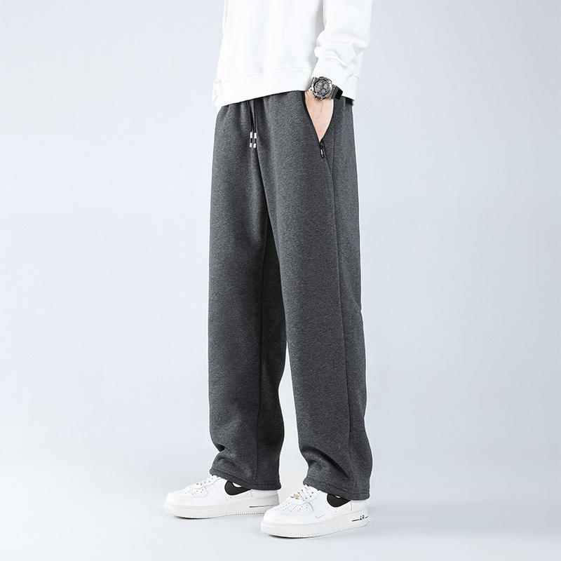 Muške casual sports hlače s labavim krojem, srednji pojas, vezanje na šnuru, jacquard tkanina, mikroelastičnost (labav kroj • srednji pojas • vezanje šnuru • jacquard • mikroelastičnost)