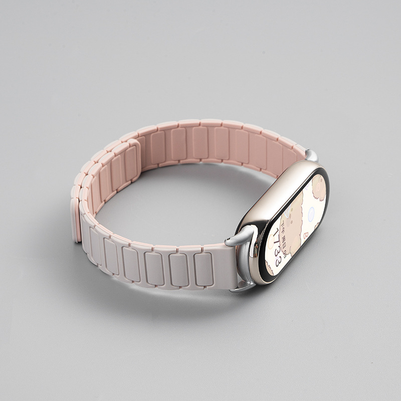 Magnetska NFC narukvica za Xiaomi Mi Band 10/9, prozračna sportska narukvica