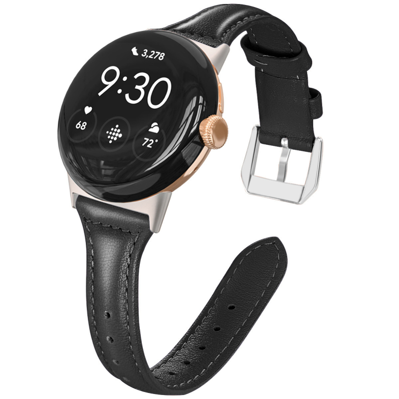 Kožený dámsky remienok pre Google Pixel Watch 4 so štíhlym profilom