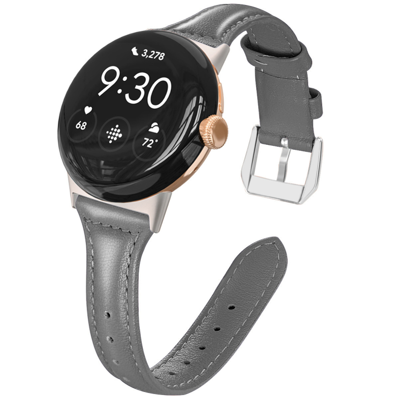 Kožený dámsky remienok pre Google Pixel Watch 4 so štíhlym profilom