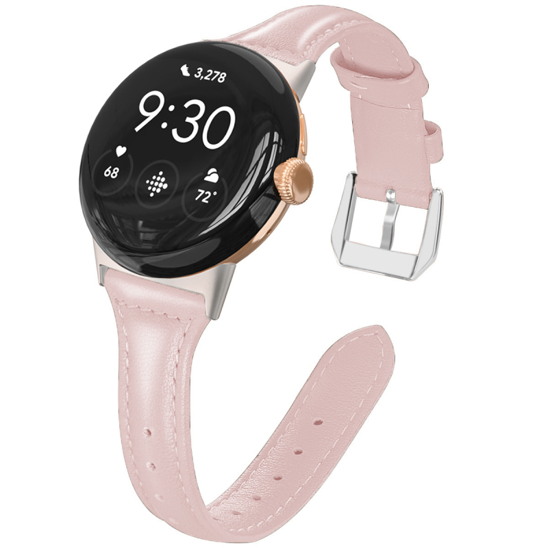 Kožený dámsky remienok pre Google Pixel Watch 4 so štíhlym profilom