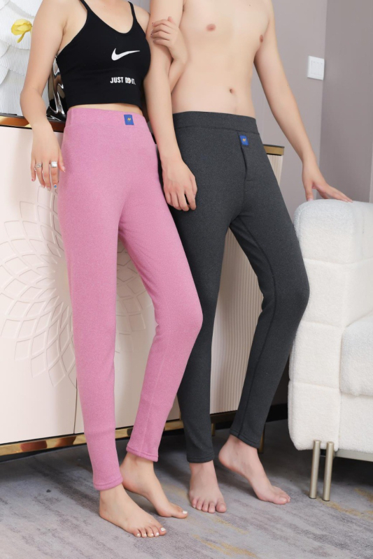 Toplo baršunsko hlače za jesen-zimu, visoki struk, fleece podstava, debele, unisex