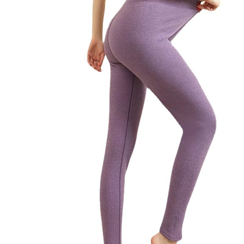 Toplo baršunsko hlače za jesen-zimu, visoki struk, fleece podstava, debele, unisex