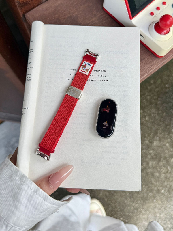 Tanka magnetska tkanina narukvica za Xiaomi Mi Band 10/9/8 - najlon tkanina, magnetska kopča, prilagodljiva veličina sučelja, lansiranje 2025-07