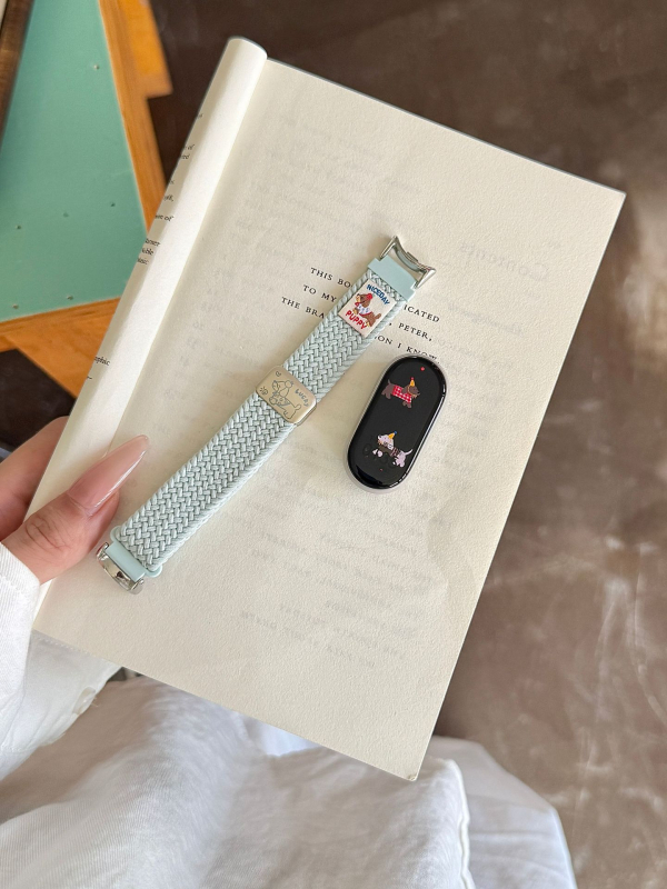 Tanka magnetska tkanina narukvica za Xiaomi Mi Band 10/9/8 - najlon tkanina, magnetska kopča, prilagodljiva veličina sučelja, lansiranje 2025-07