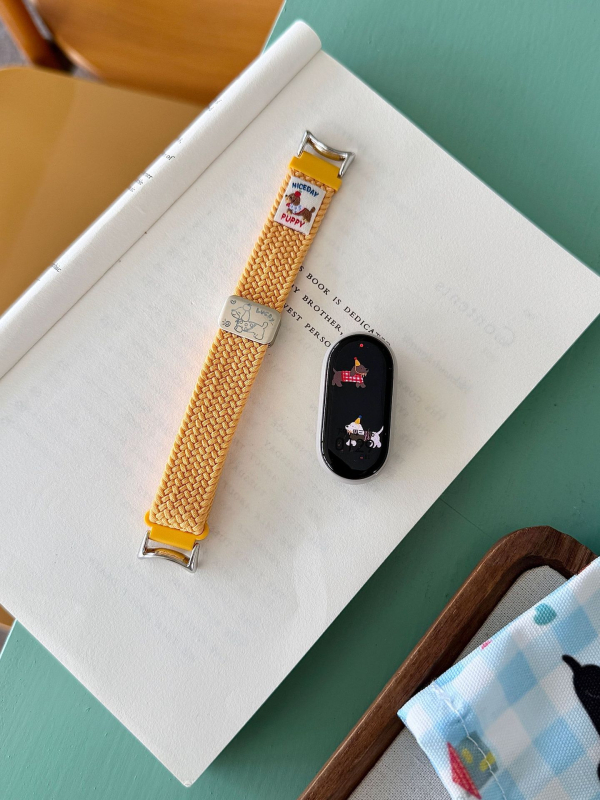 Tanka magnetska tkanina narukvica za Xiaomi Mi Band 10/9/8 - najlon tkanina, magnetska kopča, prilagodljiva veličina sučelja, lansiranje 2025-07