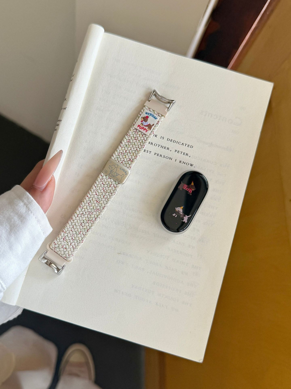 Tanka magnetska tkanina narukvica za Xiaomi Mi Band 10/9/8 - najlon tkanina, magnetska kopča, prilagodljiva veličina sučelja, lansiranje 2025-07