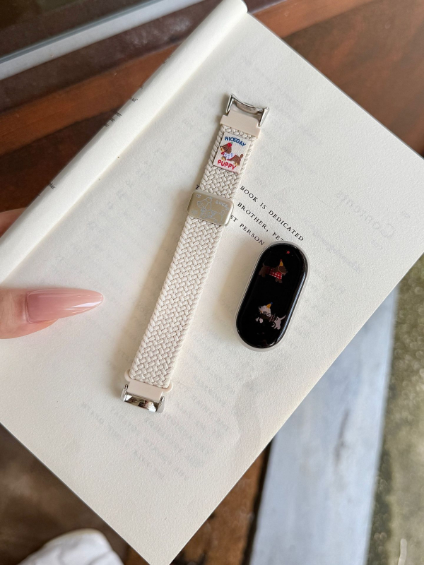Tanka magnetska tkanina narukvica za Xiaomi Mi Band 10/9/8 - najlon tkanina, magnetska kopča, prilagodljiva veličina sučelja, lansiranje 2025-07
