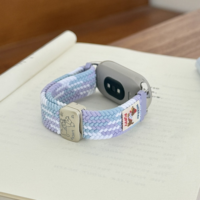 Tanka magnetska tkanina narukvica za Xiaomi Mi Band 10/9/8 - najlon tkanina, magnetska kopča, prilagodljiva veličina sučelja, lansiranje 2025-07